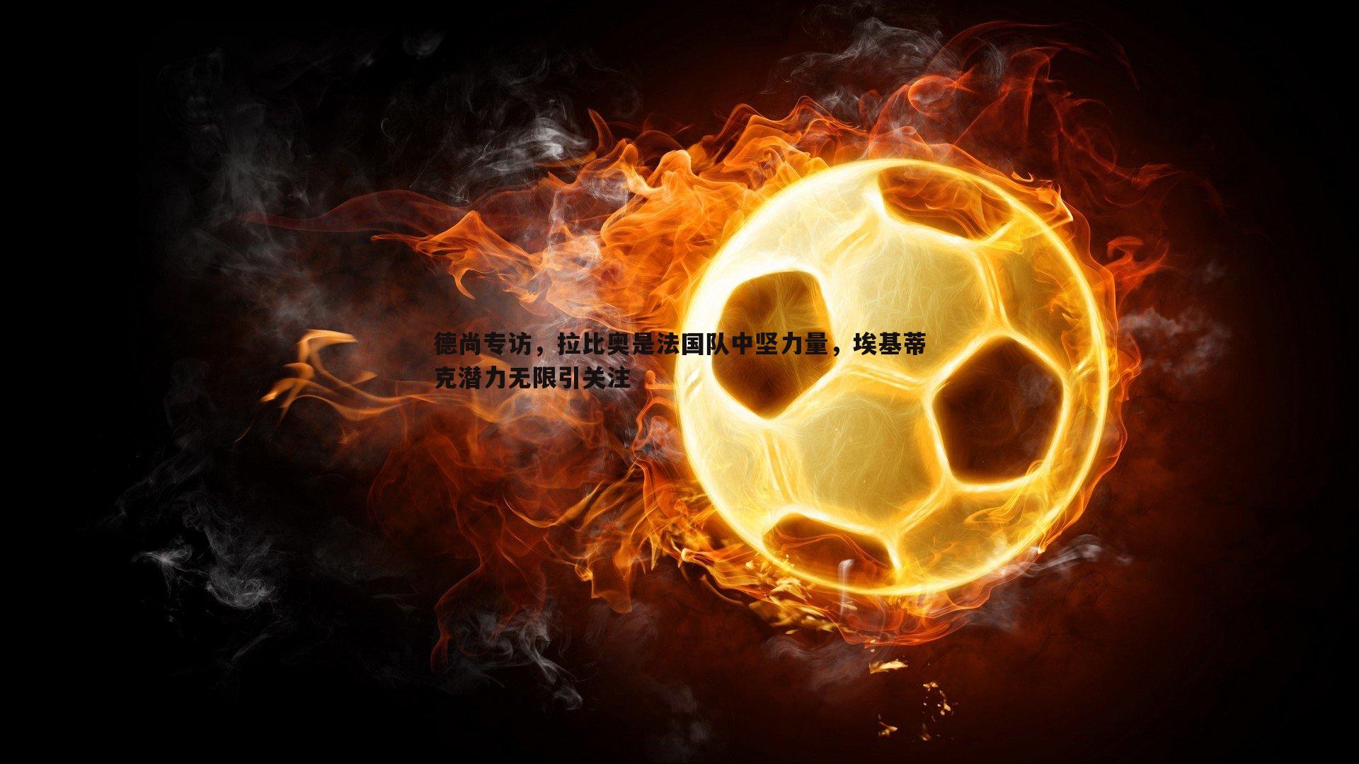 德尚专访，拉比奥是法国队中坚力量，埃基蒂克潜力无限引关注